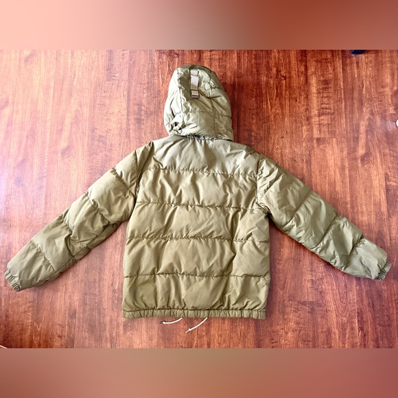 Polo Ralph Lauren Goose Down Green Jacket Coat Men’s M Medium Hood Hooded Zip - Picture 13 of 14